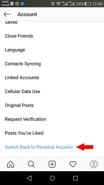 Delete Business Instagram Account