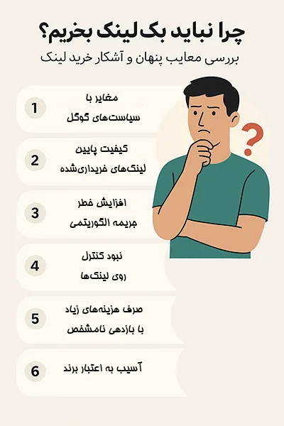 معایب خرید بک لینک