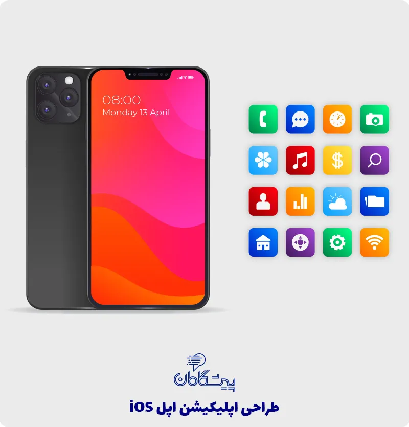 طراحی اپلیکیشن iOS ✔️ ساخت اختصاصی با رابط کاربری دلخواه